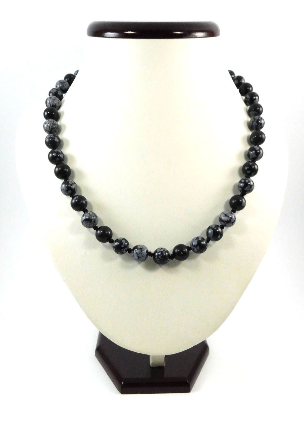 Эксклюзивное ожерелье Обсидиан Fursa fashion (322316501)