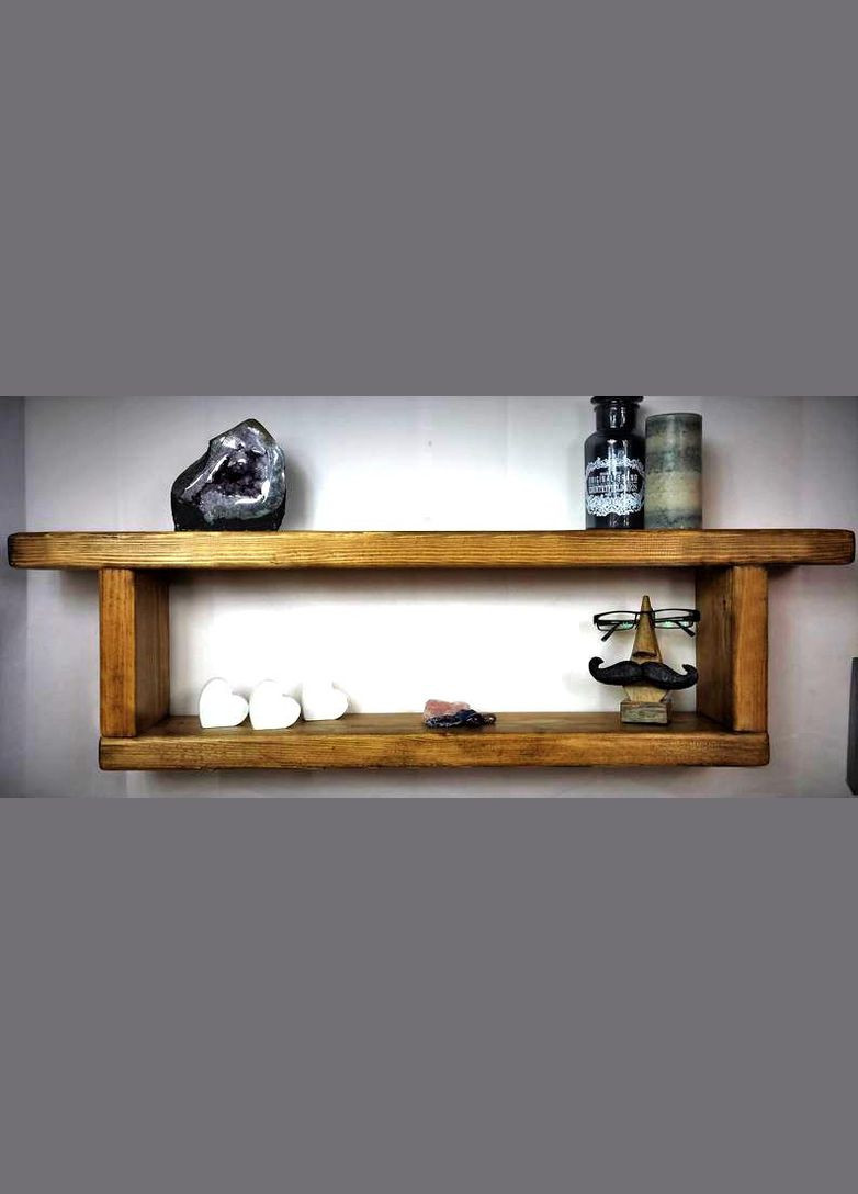 Настенная полка из дерева Интер мускат (НСП-005407) No Brand (328080847)