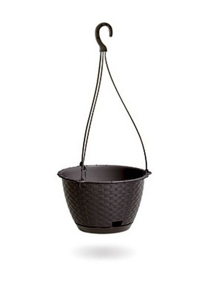 Підвісний горщик для рослин RATOLLA ROUND W - коричневий, 4,85 л Prosperplast (329408153)