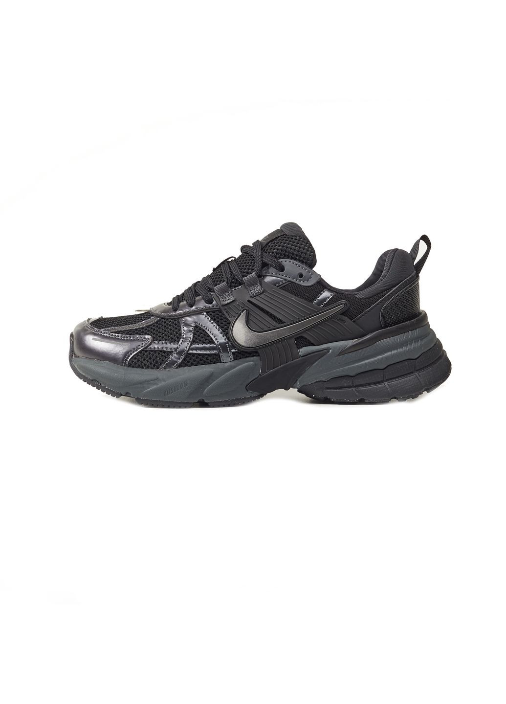 КРОССОВКИ ЖЕНСКИЕ NIKE V2K RUN BLACK GREY НАЙК В2К РАНТЕКК No Brand серые демисезоны (367174007)