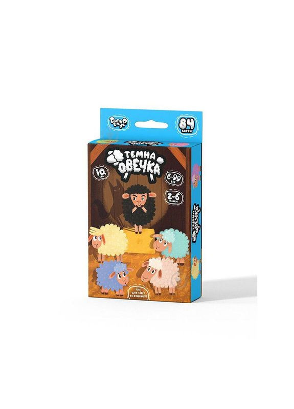 Настільна гра дитяча карткова "Темна овечка", (ТО-01-01U) Danko Toys (362428643)