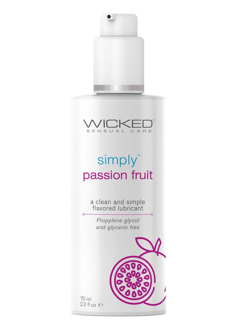 Лубрикант оральний зі смаком маракуї Wicked Simply Passion Fruit на водній основі, 70 мл No Brand (303881155)