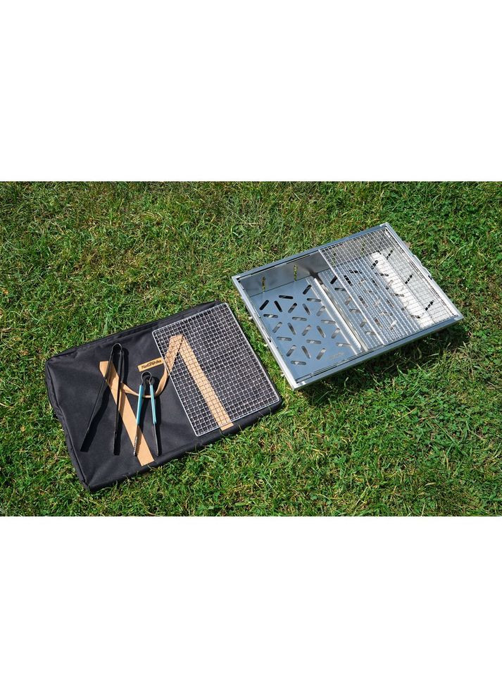 Гриль портативный Picnic BBQ Grill NH20CJ006, р-р L, сталь Naturehike (353502623)