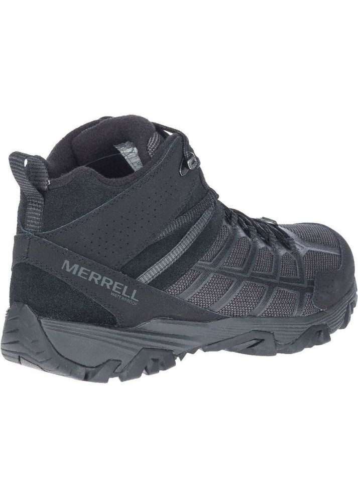 Черные осенние ботинки мужские moab fst 3 thermo mid wp man Merrell