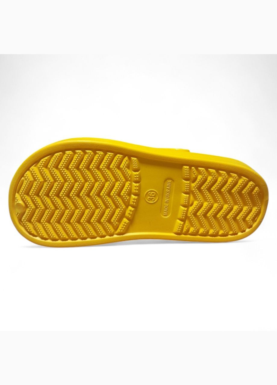 Женские кроксы Progress размер размер 39 (25см.) желтого цвета Progres (319152437)