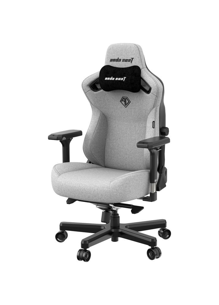 Крісло ігрове (m492485) Anda Seat Kaiser 3 Fabric Size XL Grey (369019567)