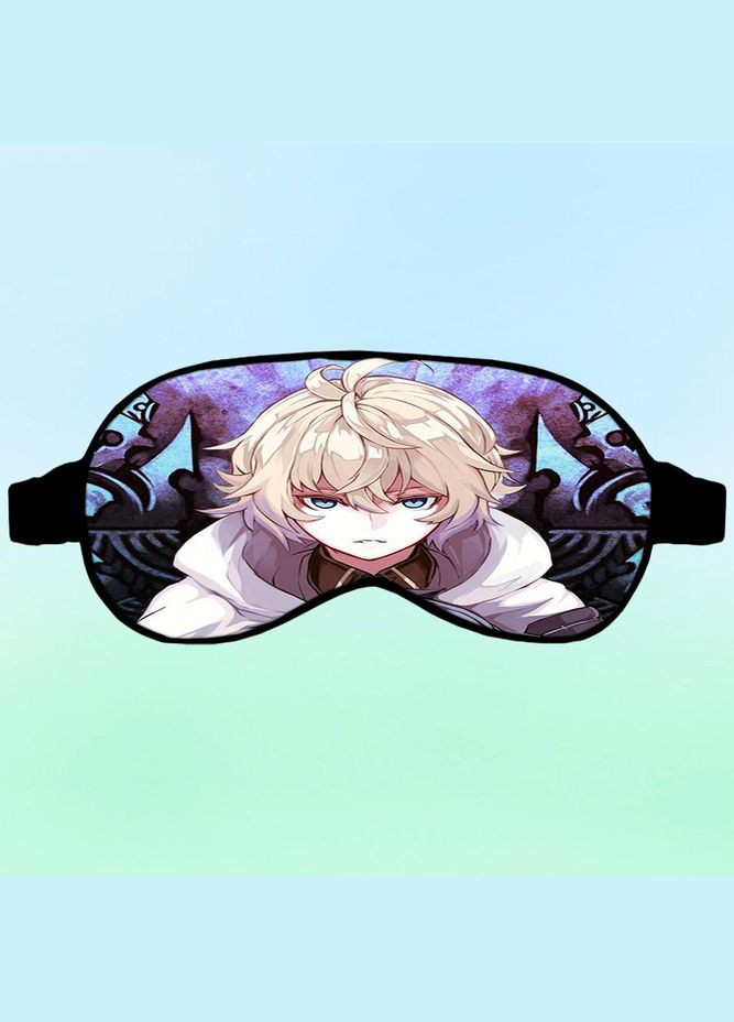 Маска для сна Аниме Последний серафим #0013 черный No Brand (315044798)