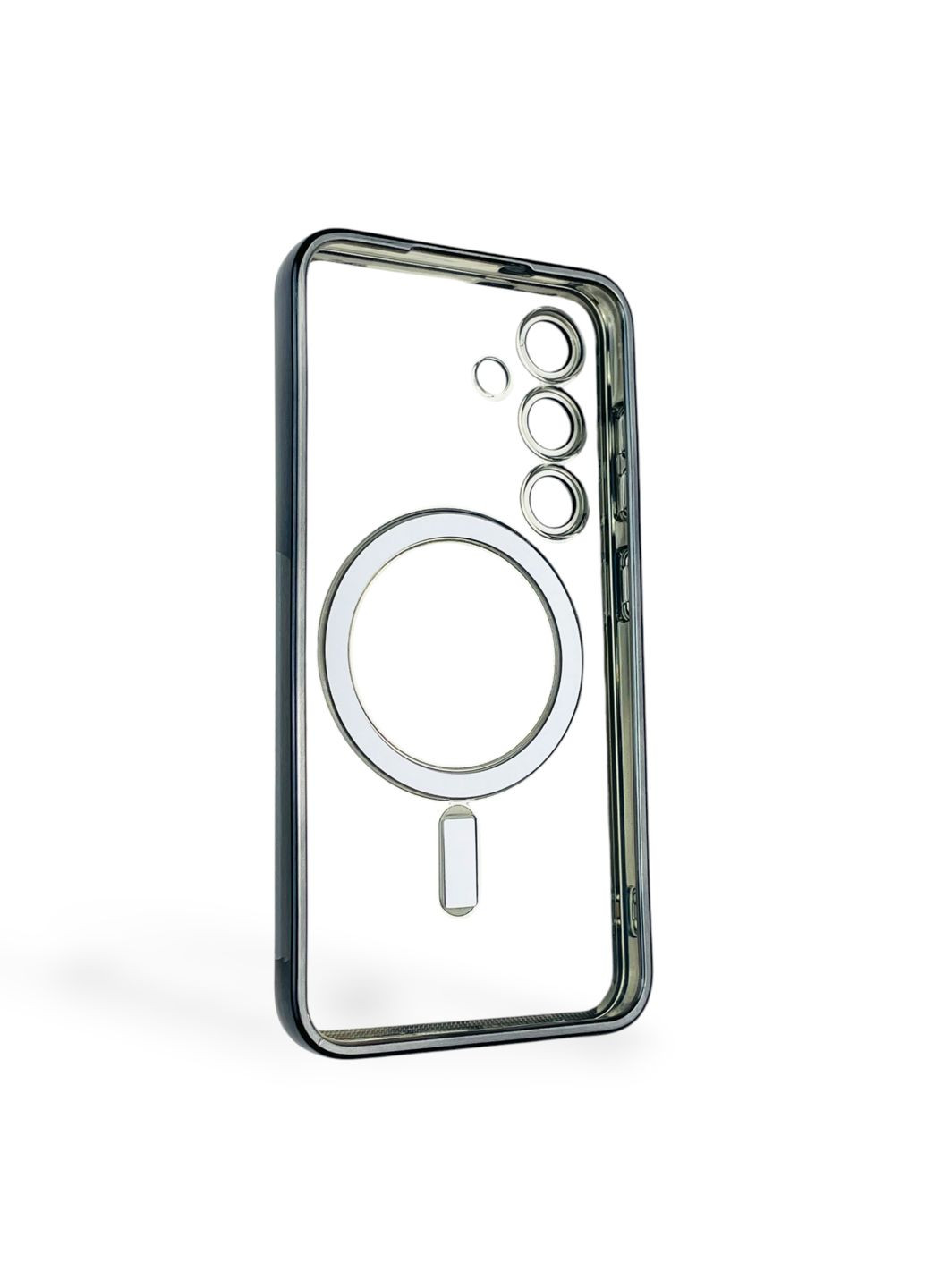 Чохол для Galaxy S24 (SM-S921B) з лінзами на камері з MagSafe на самсунг с24 чорний Samsung (366387365)