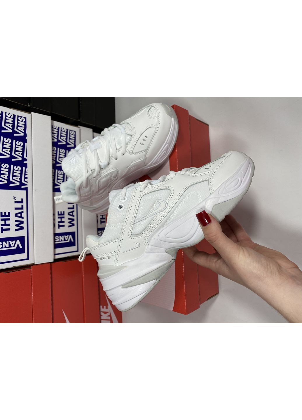 КРОССОВКИ ЖЕНСКИЕ NIKE M2K НАЙК М2К ТЕКНО No Brand комбинированные демисезоны (367168436)