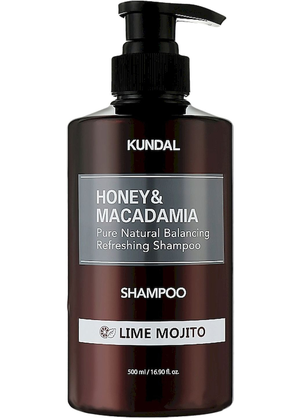 Шампунь Honey & Macadamia Nature Shampoo Lime Mojito восстанавливающий "Лайм Мохито", 500 мл Kundal (292794992)