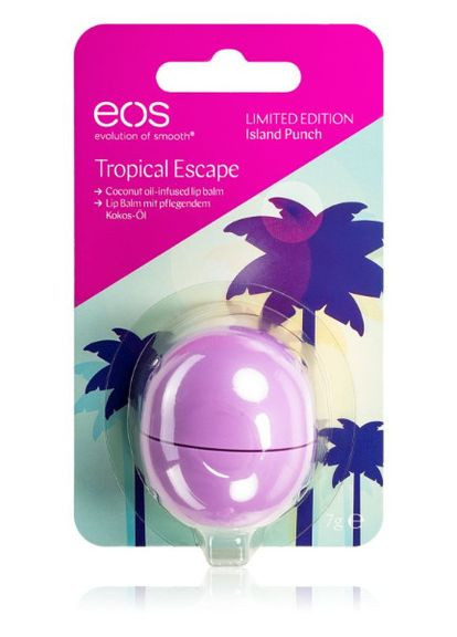 Бальзам для губ Tropical Island Punch Limited Sphere Lip Balm (7 г) EOS (278773651)