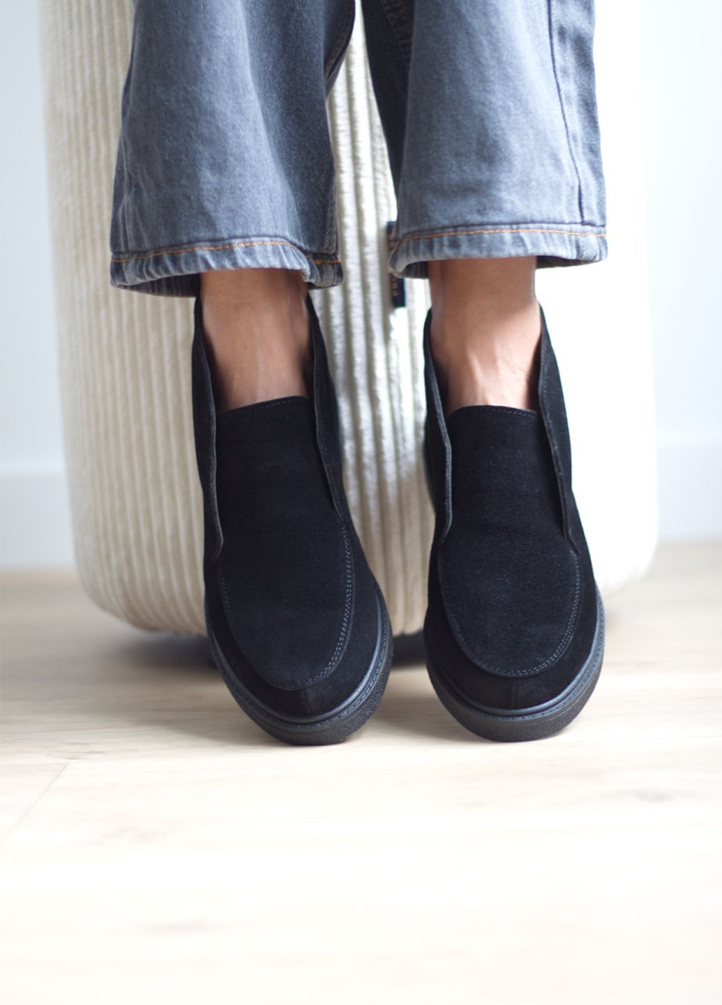 Черевики жіночі стиль лофери loro piana з натуральної шкіри Zlett 1155/1 (362040916)