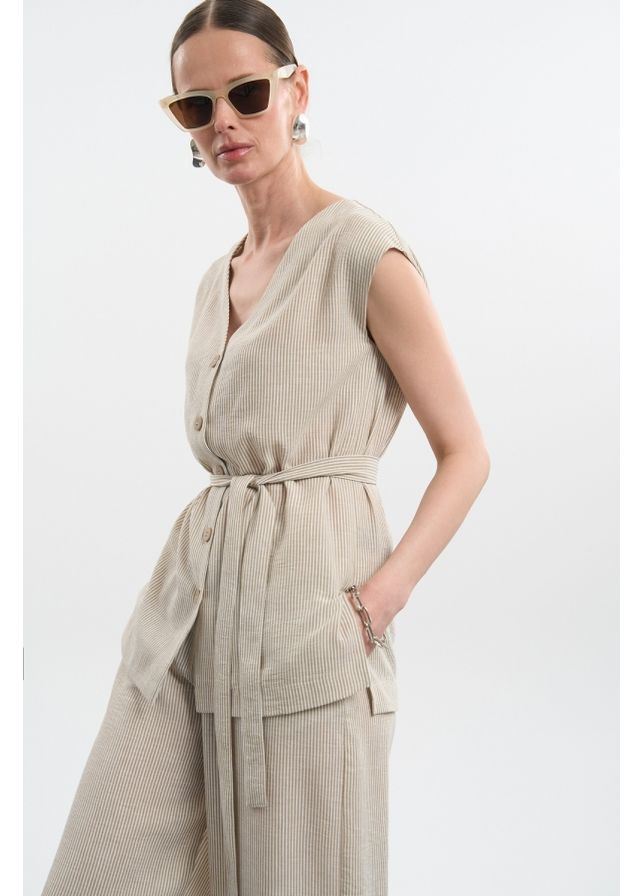 Літній костюм із жилетом та прямими штанами (3070) Triko Bakh (360919766)