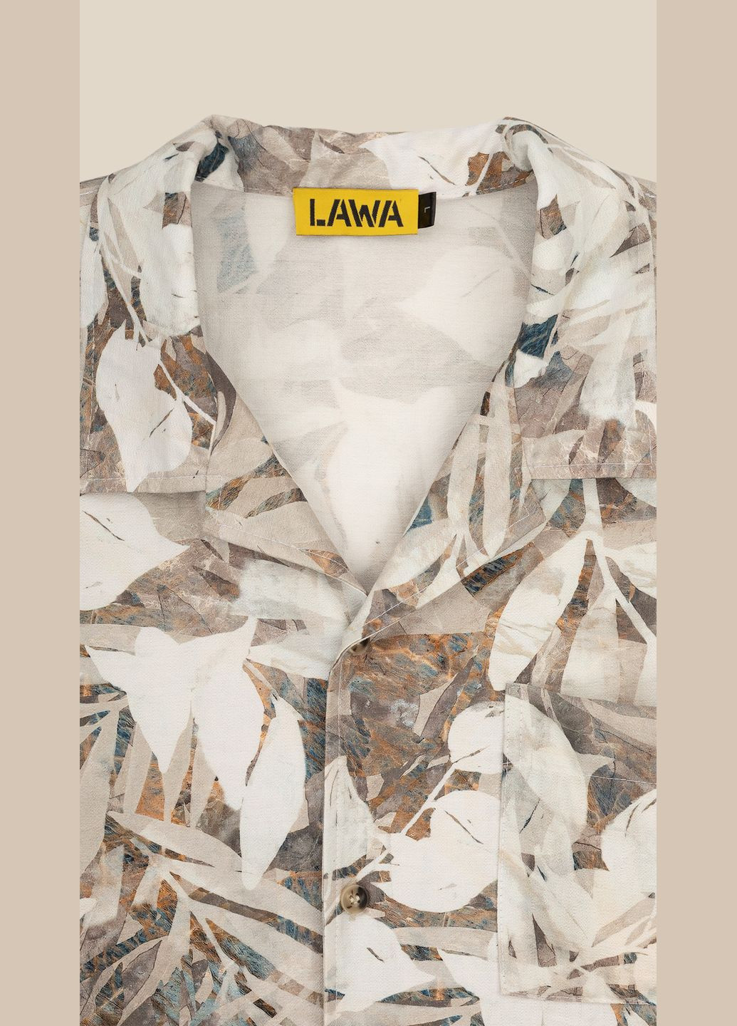 Серая кэжуал рубашка LAWA