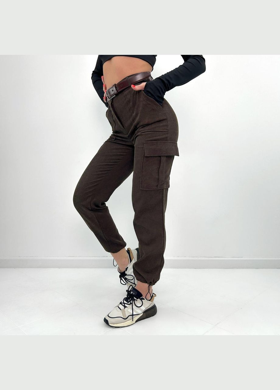 Жіночі брюки вельветові карго Fashion Girl (301474237)