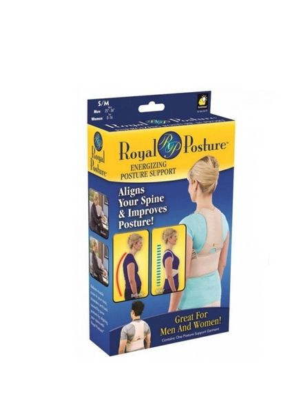 Элестичный универсальный корсет корректор осанки Royal posture для спины поясницы пояс No Brand (354226880)