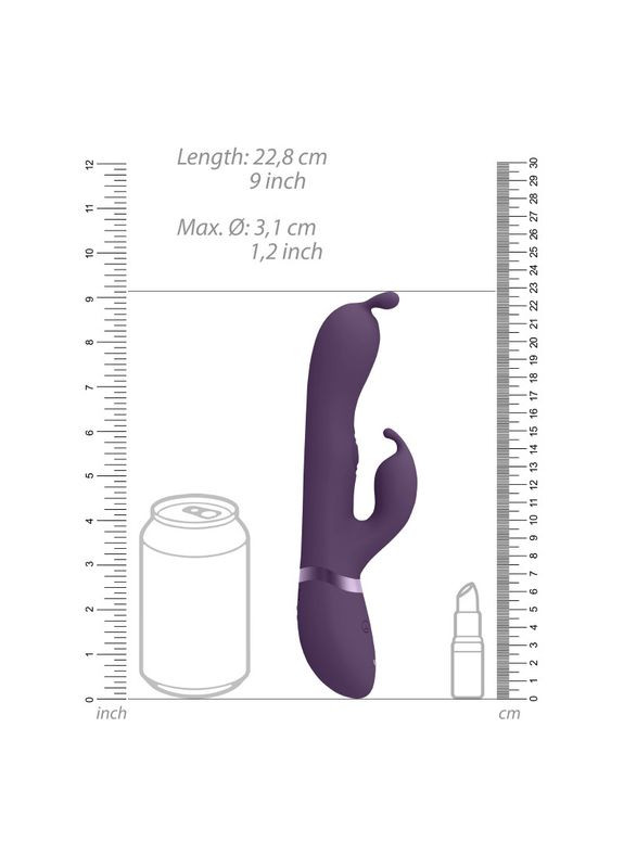 Вібратор-кролик Gada для стимуляції точок U G A та клитора багатофункціональний Vive (371388687)