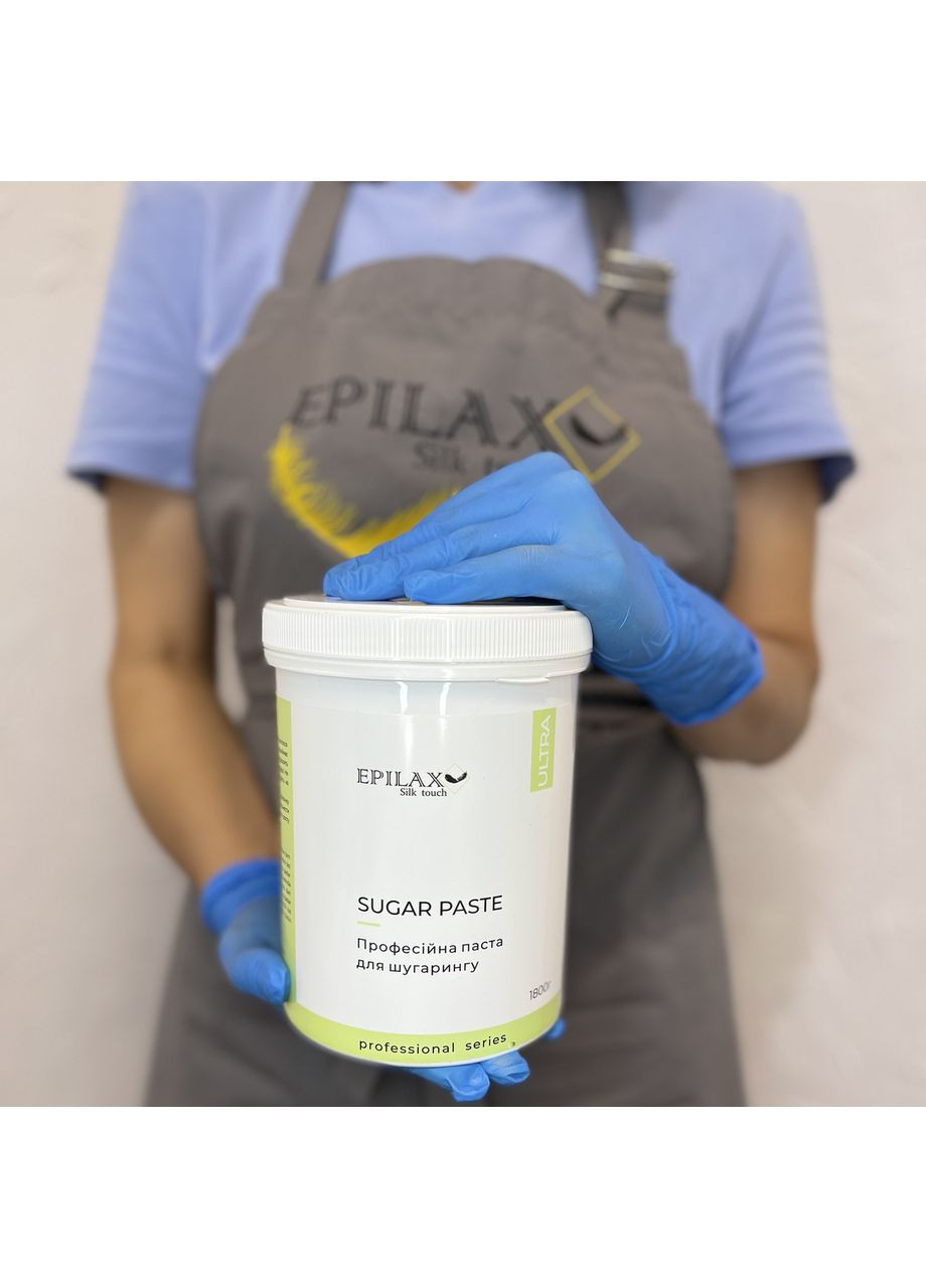 Цукрова паста для шугарингу Professional Ultra Soft 1400 г — ультрам'яка, безкислотна, для бандажної техніки Epilax (345707282)
