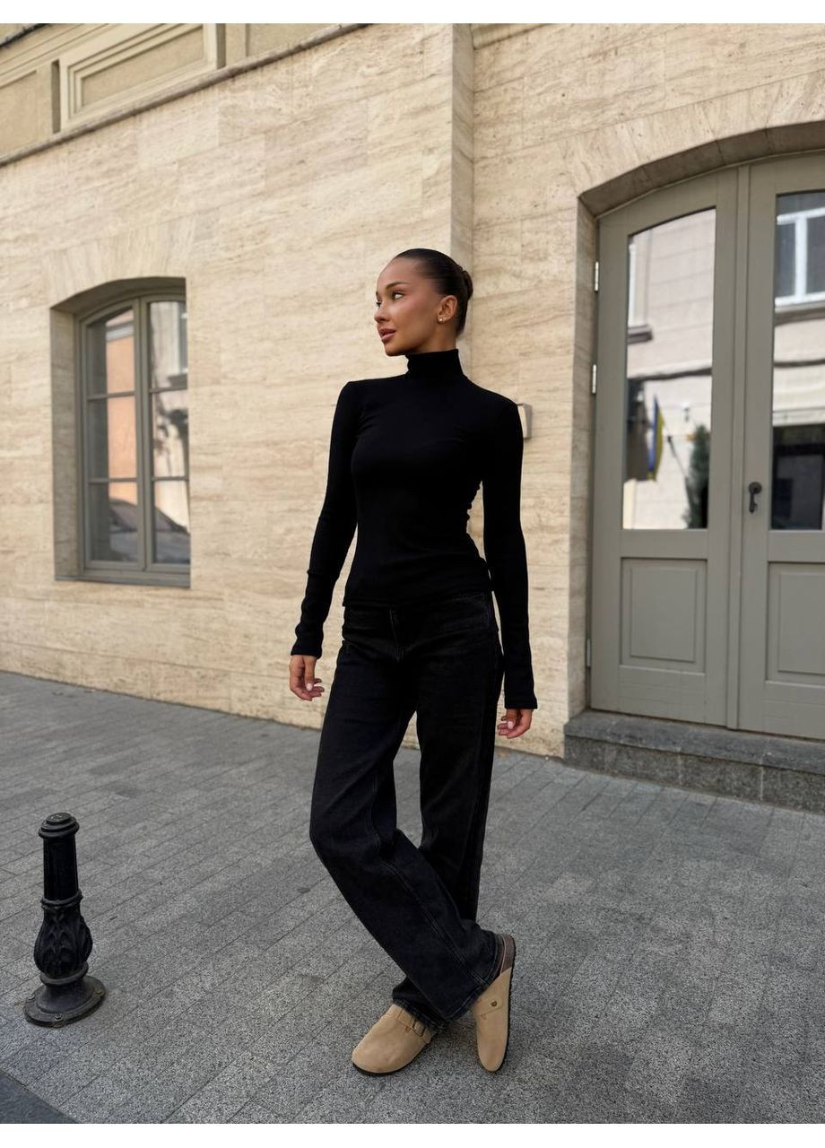 Базовий лонг з трикотажу-рубчика Україна (358934400)