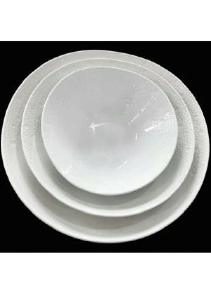 Салатник Deep MС-4863-10 25.5 см 5 шт/уп білий Stenson (296662979)