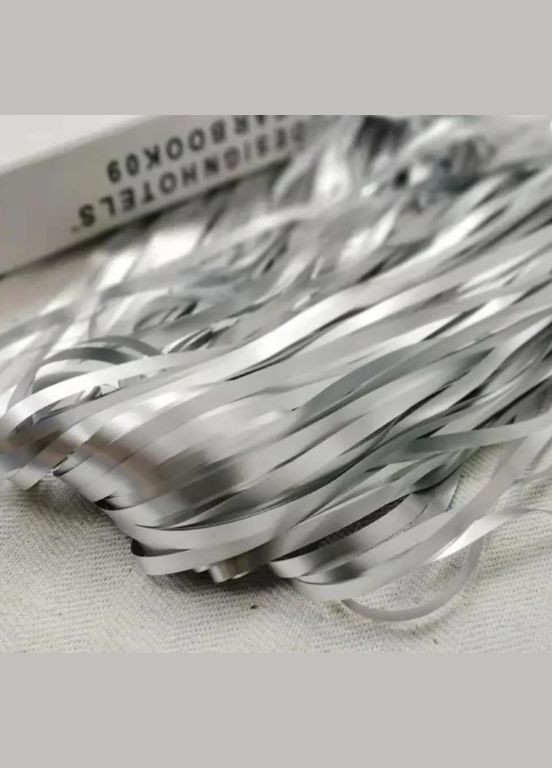 для фотозони матовий прикраса 245 см на 92 см сріблястий Jannet Дощик (316580244)