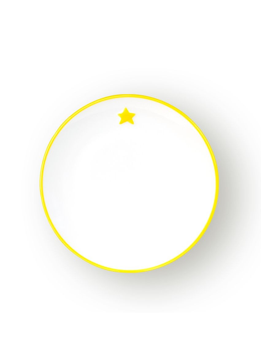 Тарілка обідня дитяча MY HOME 20 см Жовта (KP-46 YELLOW) MVM (301003356)