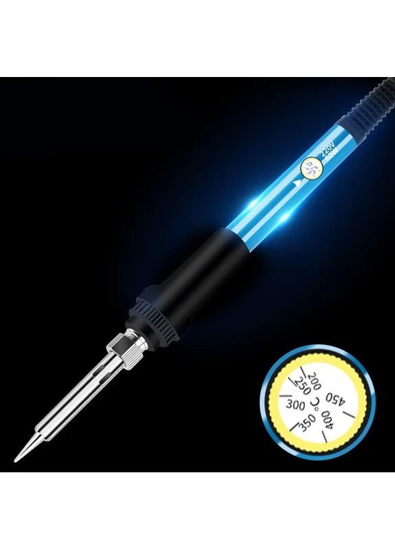 Паяльник электрический регулируемый Soldering iron 220В 60 Вт 200/450°C No Brand (326065962)