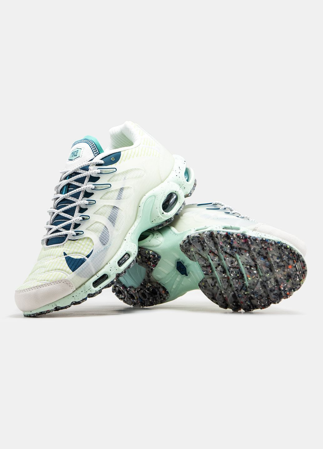 Белые демисезонные кроссовки мужские nike air max tn plus terrascape white | найк аир макс тн плюс белые No Brand