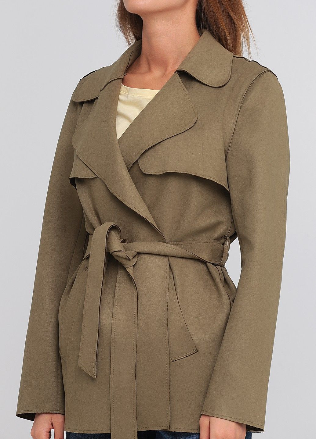 Оливкове (хакі) демісезонне Пальто H&M