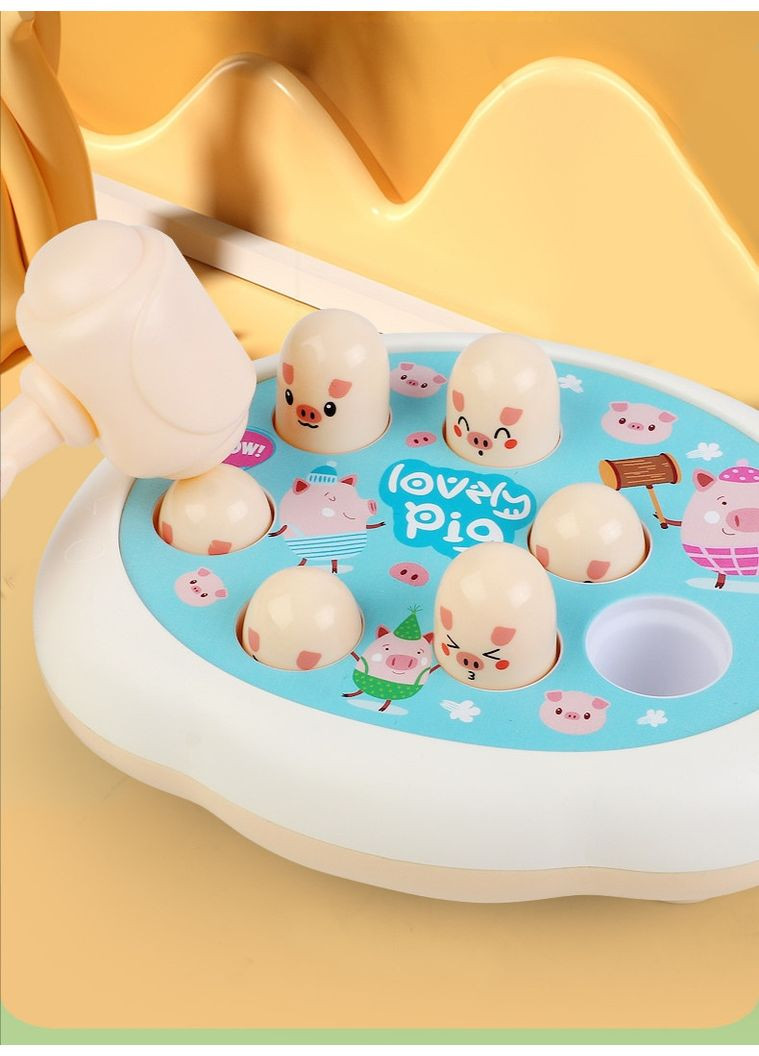 Іграшка розвивальна Монтессорі з героями мультфільмів «Whac-A-Mole» Pig No Brand (365721174)