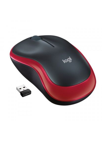 Мишка (910-002240) Logitech m185 red (269343194)