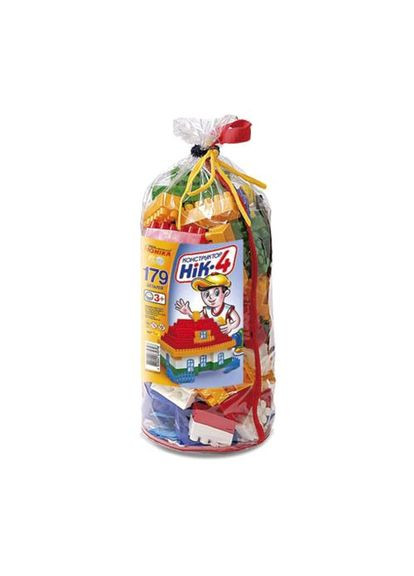 Конструктор детский Unika НИК-4 179 деталей для творчества и развития. ProDobro (367097506)