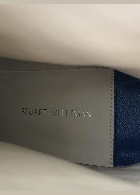 Чорні демісезонна замшеві ботіночки Stuart Weitzman Leather ankle boots