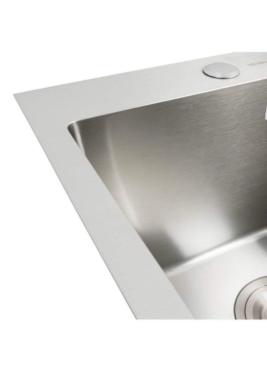 Кухонна мийка нержавійка 40*50 Handmade (сифон круглий 3,0/0,8) Valeso (342069490)