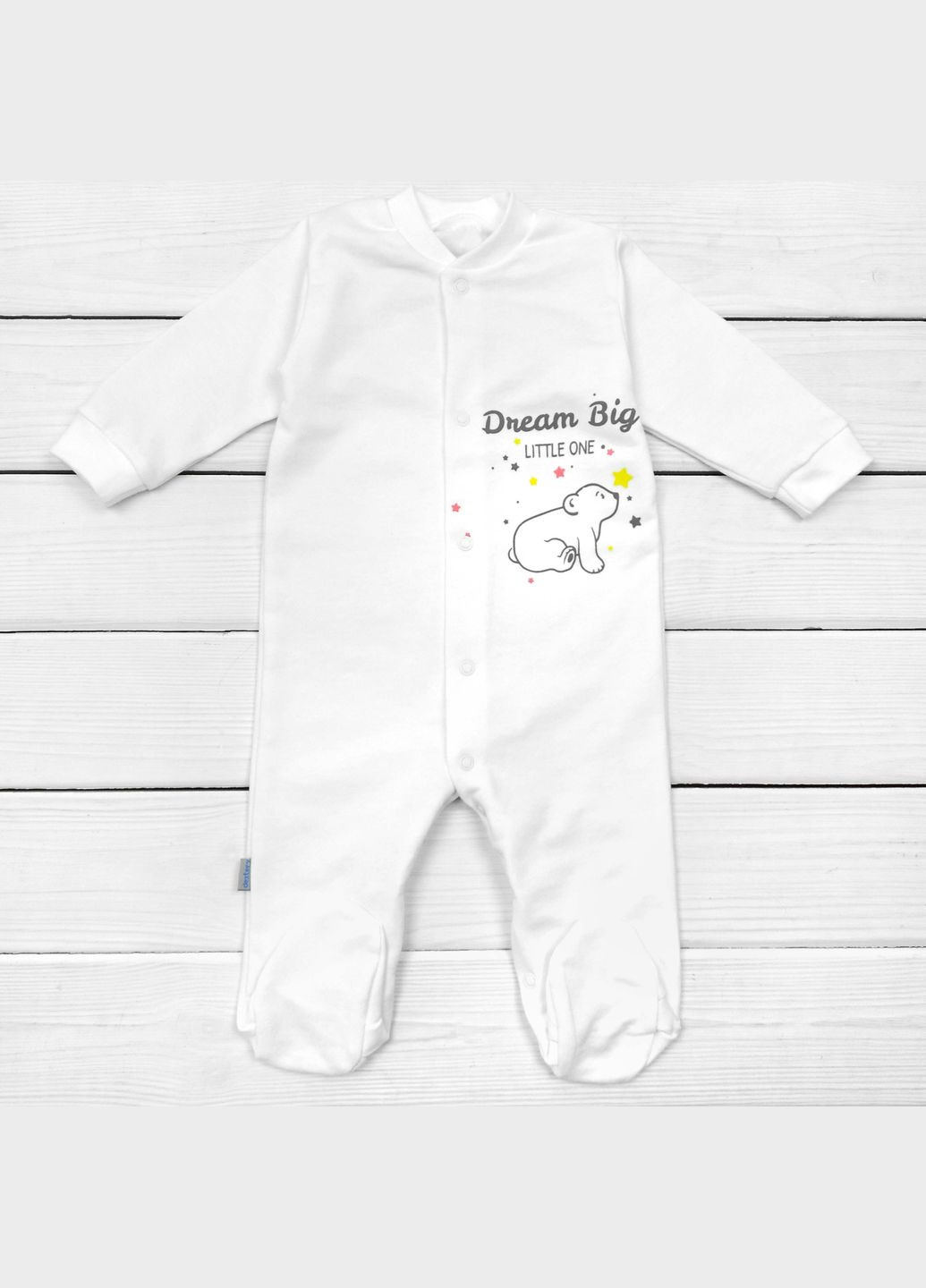 Чоловічок для дитини Dream Big з начосом Білий dexter's (296504120)