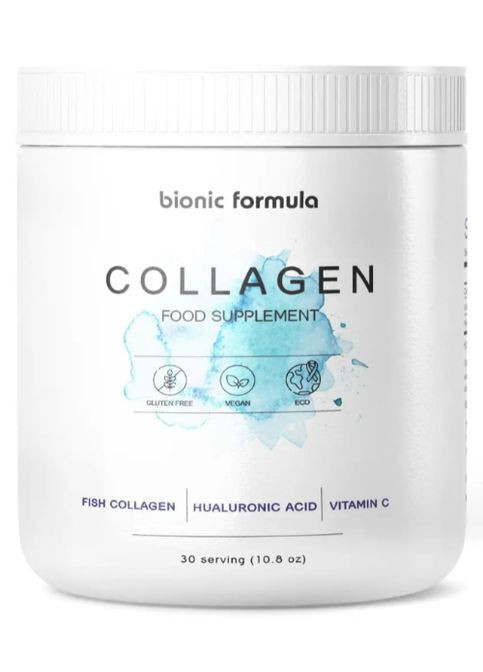 Collagen Fish + Vitamin C + Hyaluronic Acid 297 g /30 servings/ Pure Bionic Formula (303499657)
