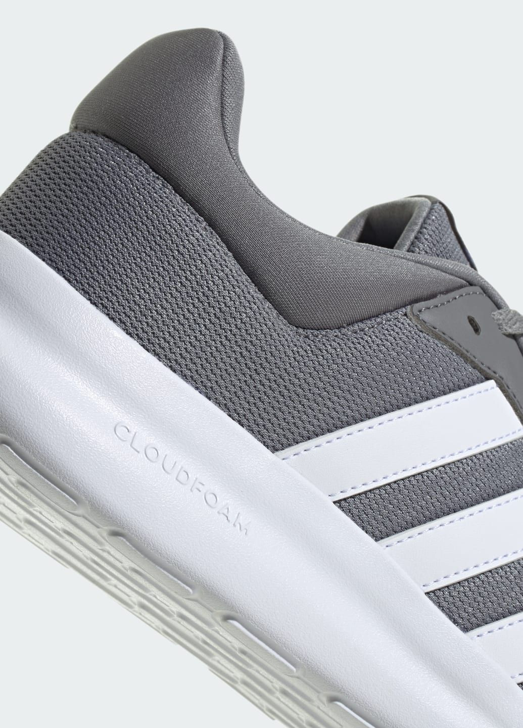 Серые летние кроссовки lite racer 4.0 adidas