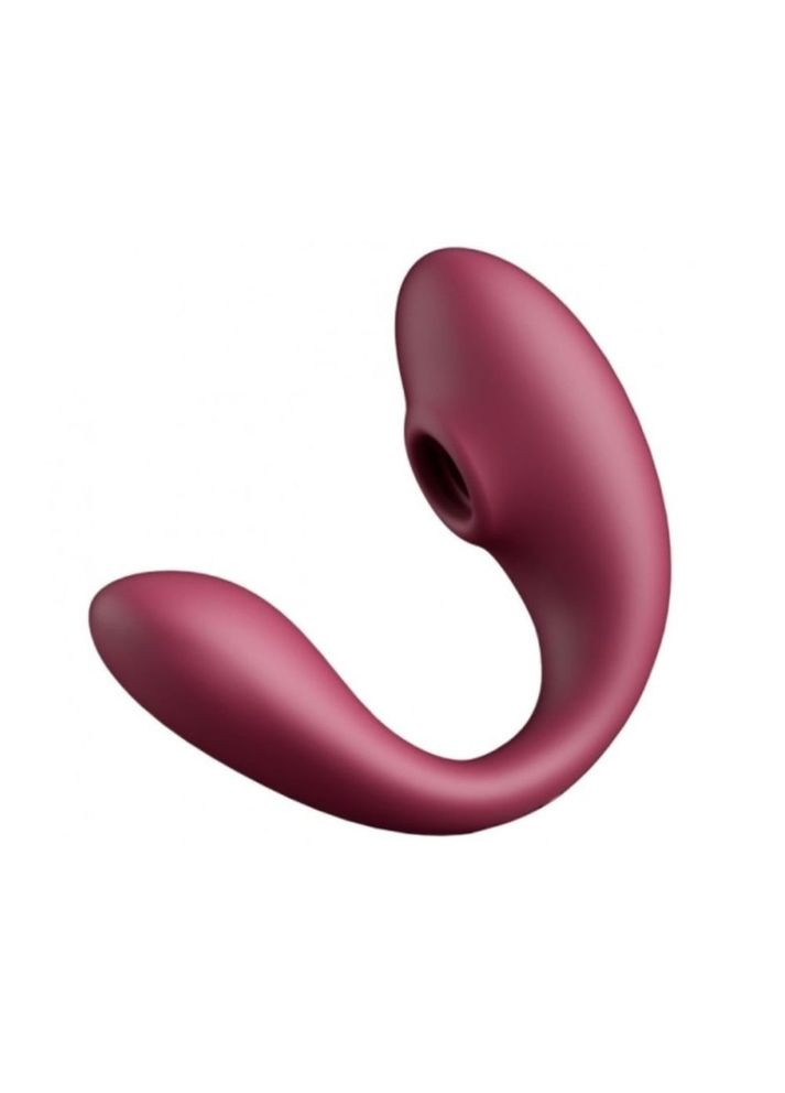 Вібратор для пар вакуумний Talia з пультом керування, бордовий BeYourLover (334709594)