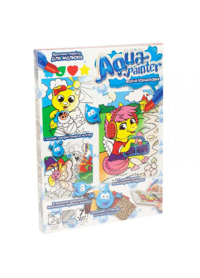 Набір креативної творчості AQP-01 "Aqua Painter" (Поні в навушниках) No Brand (330018648)