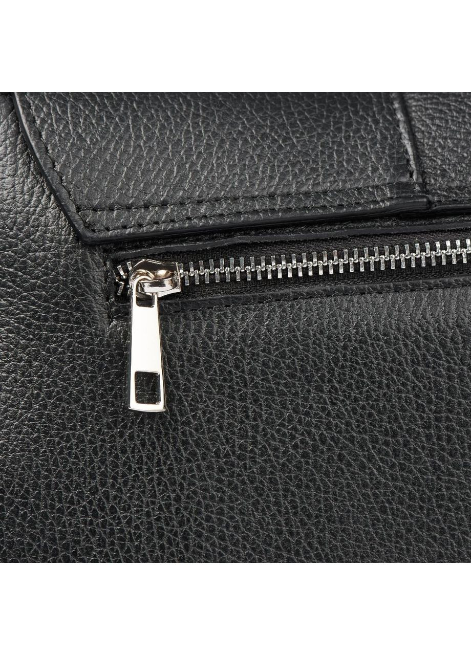 Сумка-сідло Чорний - Італійська жіноча м’яка сумка-сідло із натуральної шкіри з короткою ручкою та регульованим плечовим TAKEASY (358223228)