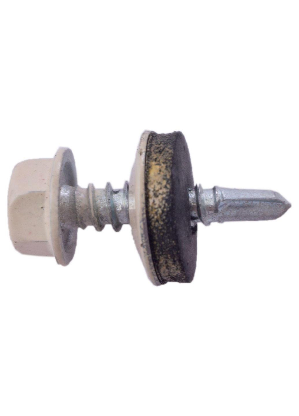 Саморез кровельный с шайбой 4.8 x 19 мм оцинкованный по металлу с EPDM (50 шт.) Apro (332630846)