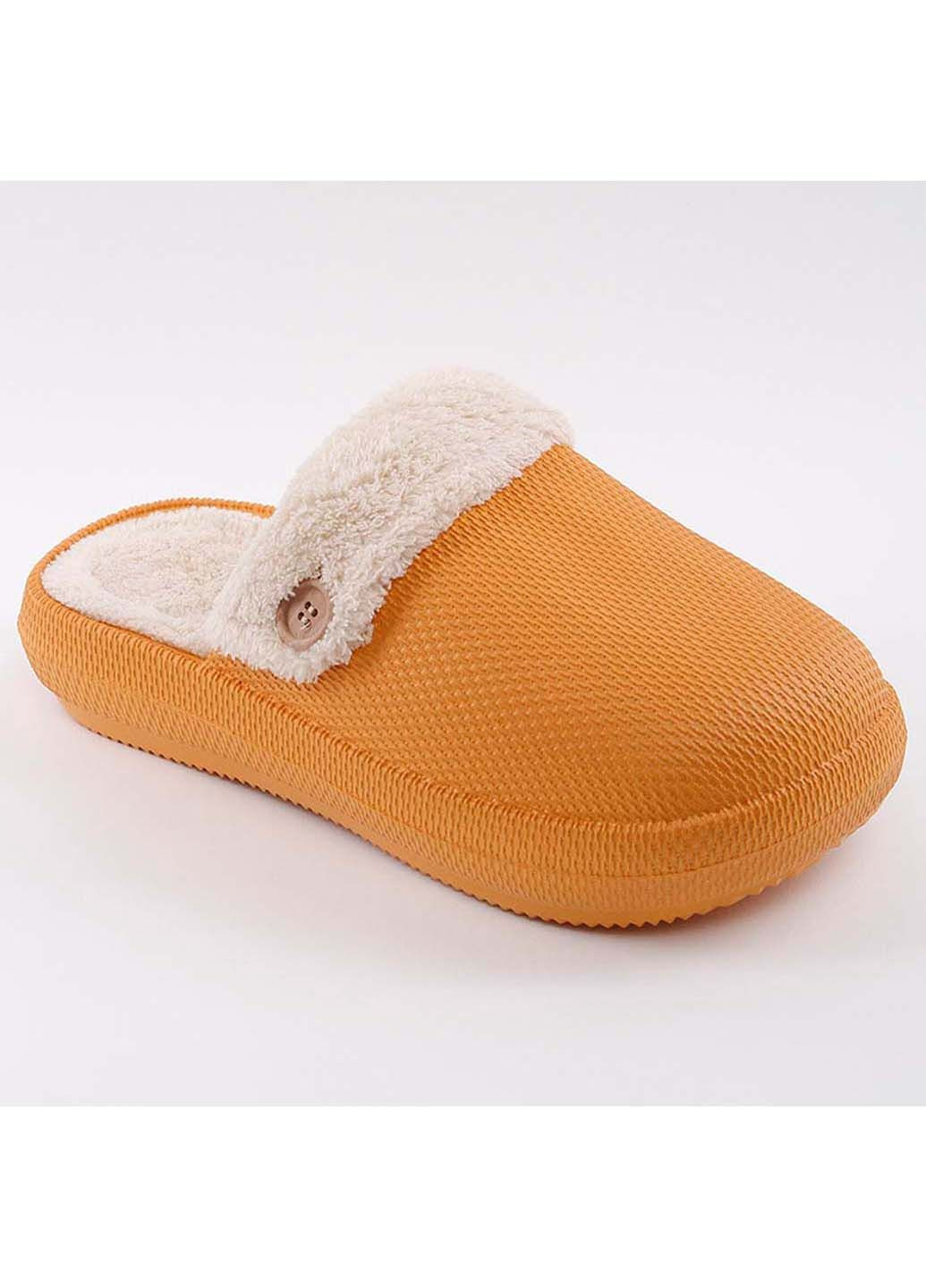 Оранжевые сабо с утеплителем Sports