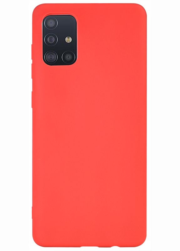 Чехол-накладка 1mm Matt TPU Case Samsung Galaxy A51 Red Toto (301783944)