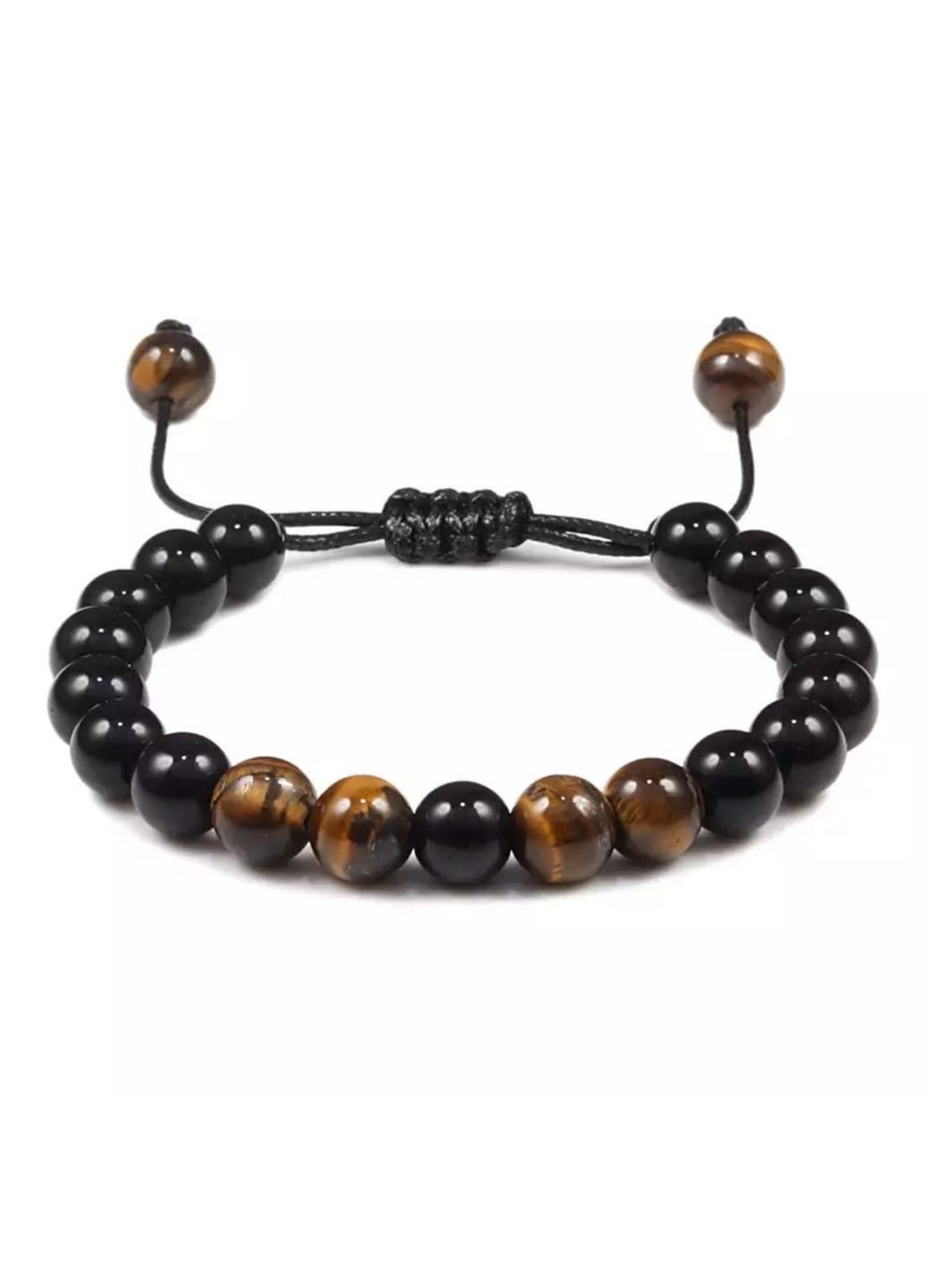 Браслет з агату та тигрового ока на стяжці (80039) Hemst (301071158)