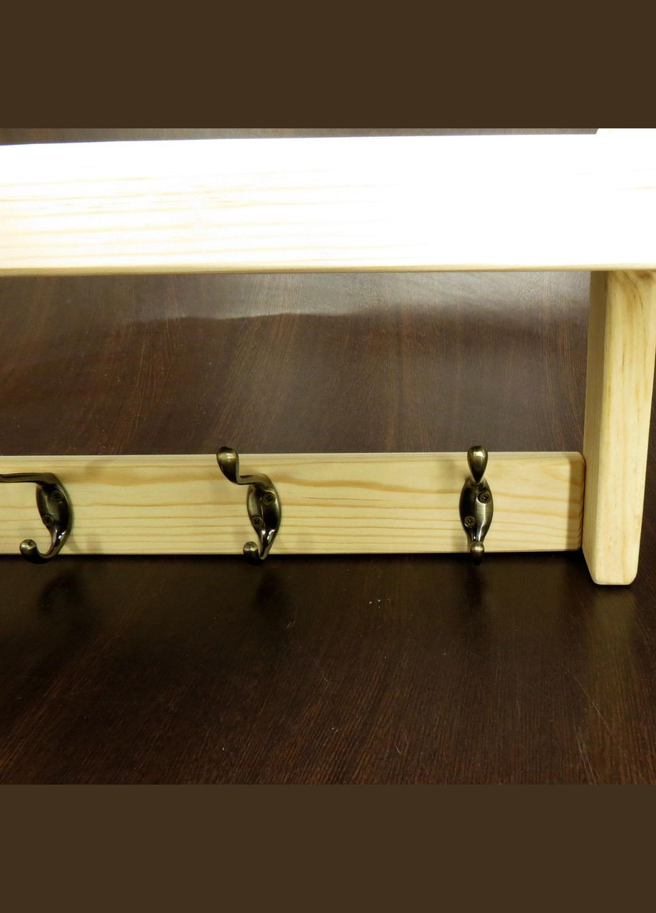 Вешалка для одежды из дерева Пикеринг бланже (ВДО-004601) No Brand (327869399)