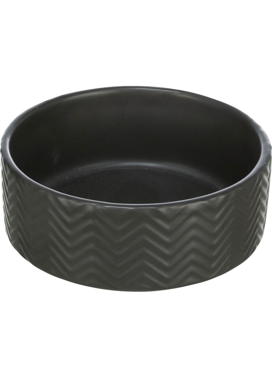 Миска для собак керамічна 0.4 л 13 см Чорна (4011905250205) Trixie (312483727)