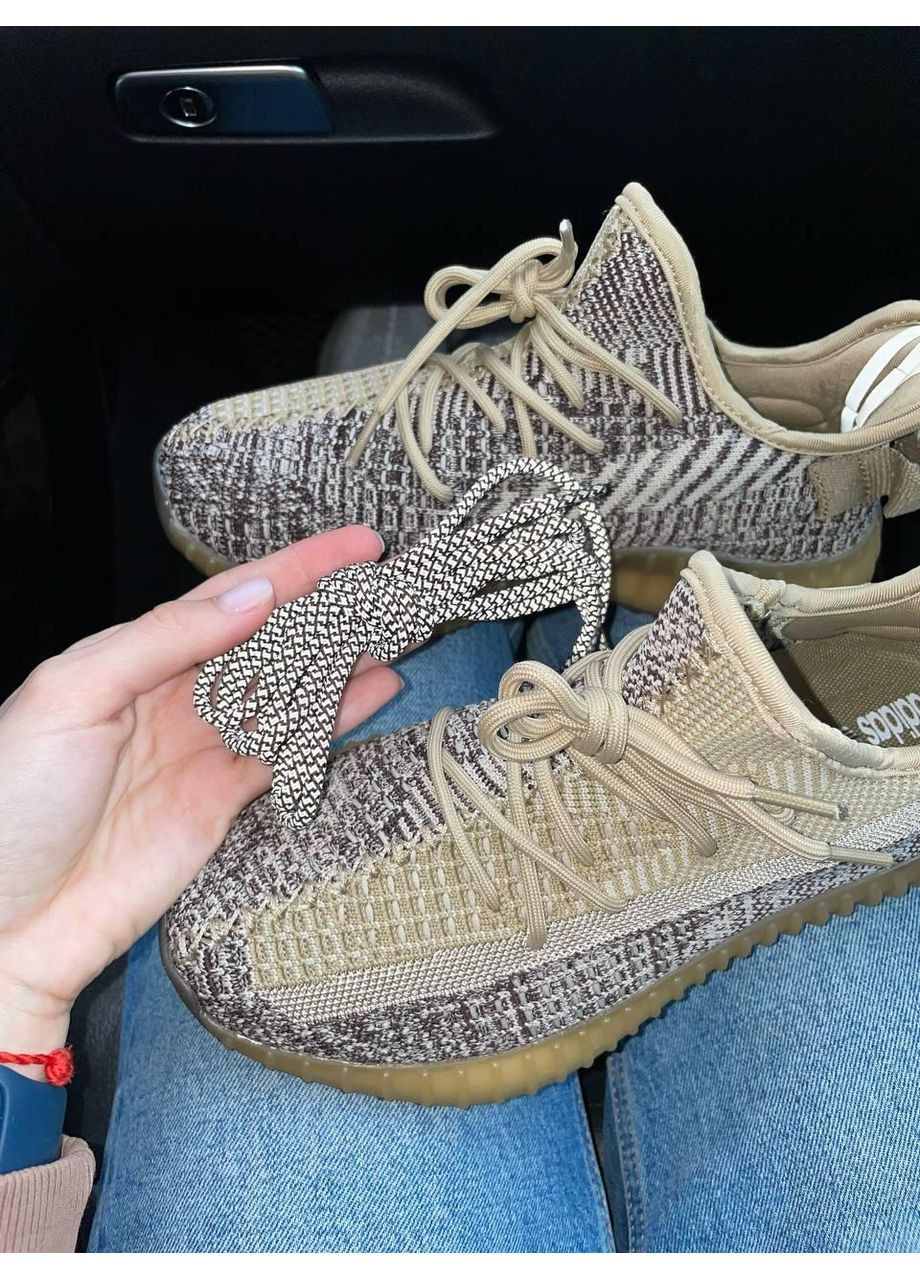 КРОССОВКИ ЖЕНСКИЕ ADIDAS YEEZY BOOST 350 BROWN АДИДАС ИЗИ БУСТ No Brand коричневые демисезоны (368858279)