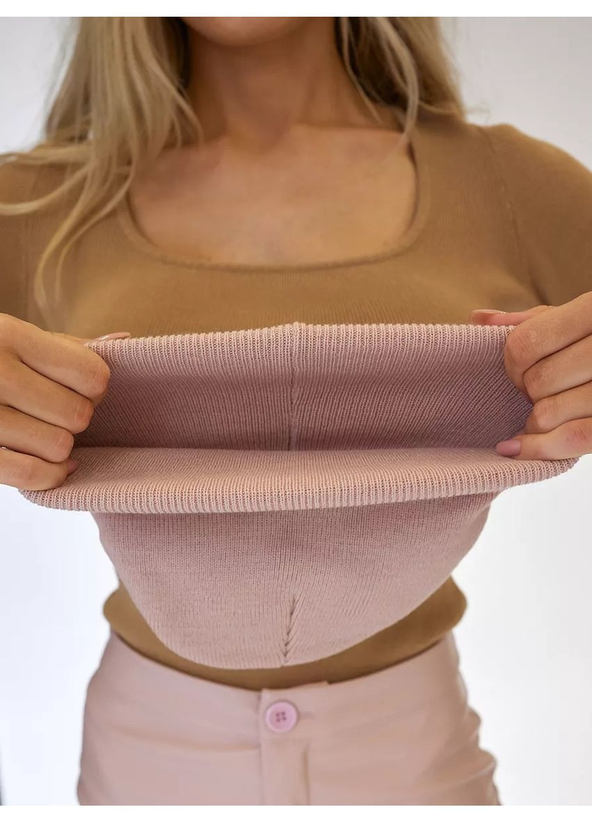 Молодежная двухслойная шапка бини Шорт No Brand Шапка біні шорт лопата (341083824)