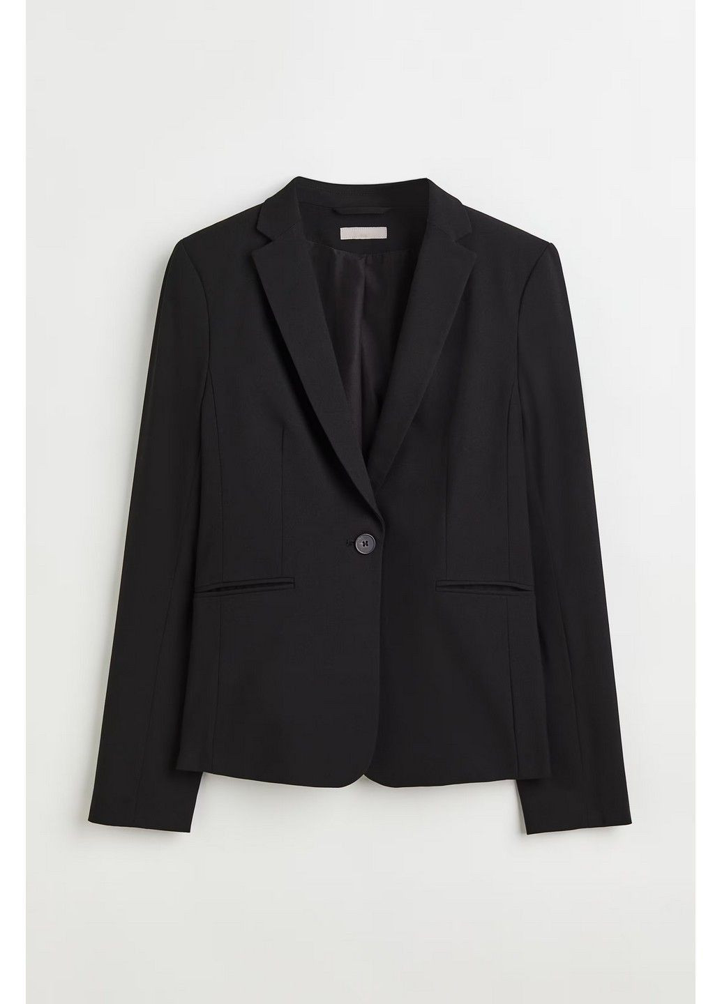 Черный женский жакет H&M однотонный - демисезонный