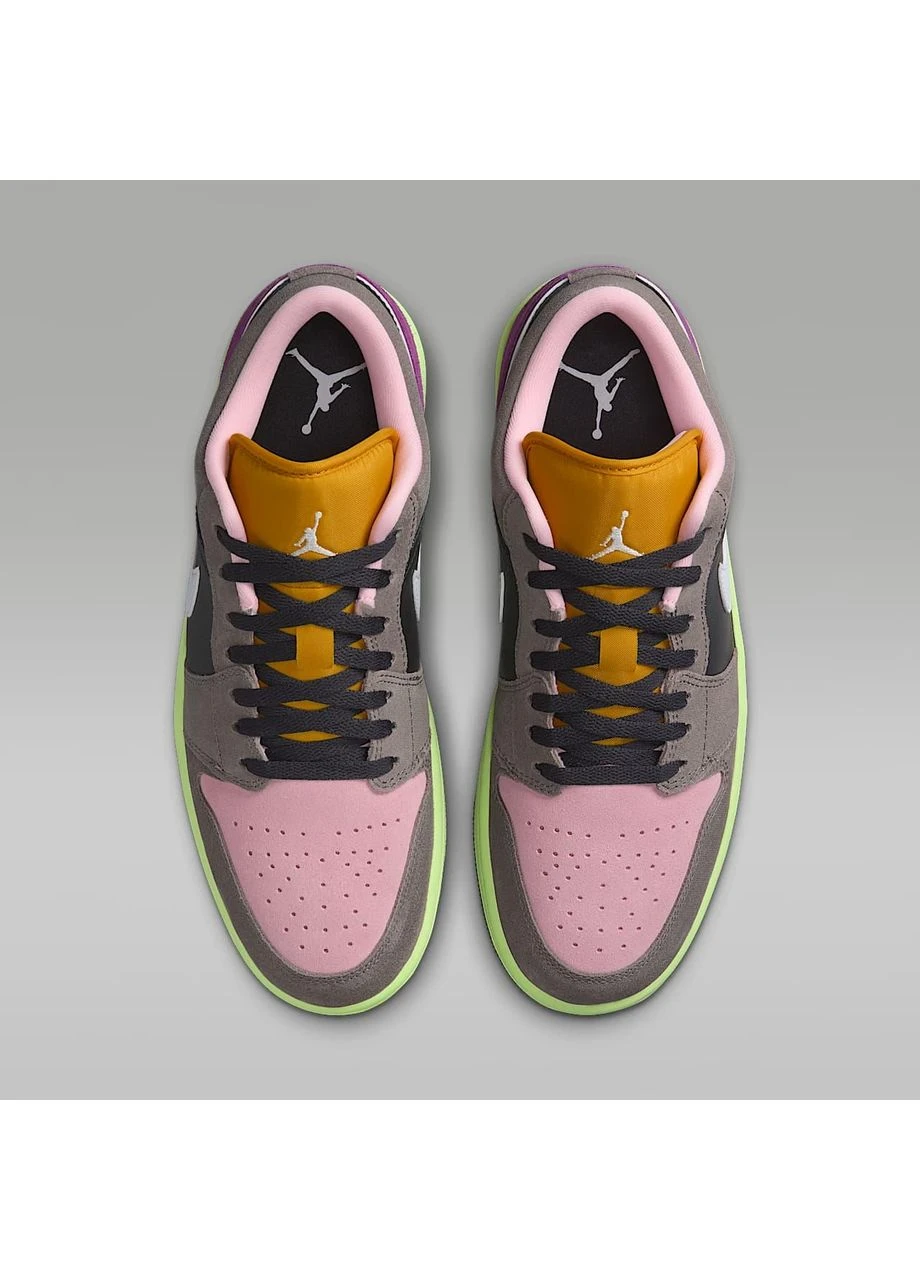 Комбіновані кросівки 1 low grey/multi hq2010-005 демісезон Air Jordan